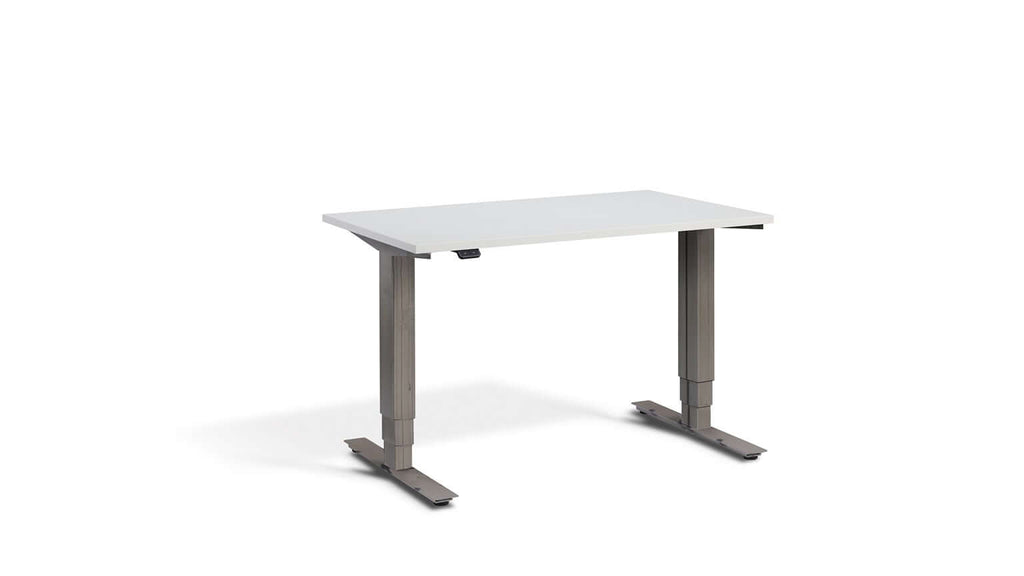 Mini: Compact Heavy-Duty Standing Desk with Dual Motors - Height Adjustable, Space-Saving, Tabletop 100 x 60cm