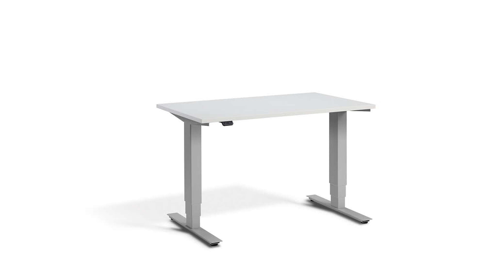 Mini: Compact Heavy-Duty Standing Desk with Dual Motors - Height Adjustable, Space-Saving, Tabletop 100 x 60cm
