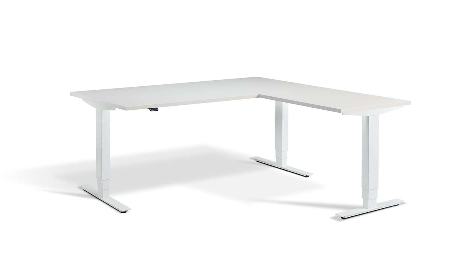 Advance Corner: Triple Motor Height Adjustable Desk - Premium Corner Standing Desk, 160kg Load, Tabletop 180 x 160cm