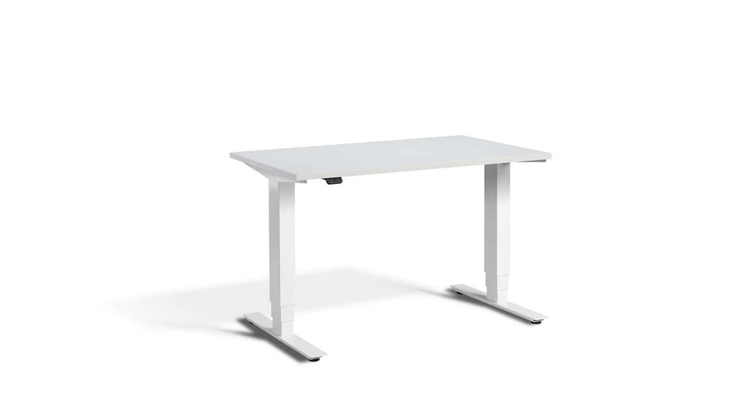Mini: Compact Heavy-Duty Standing Desk with Dual Motors - Height Adjustable, Space-Saving, Tabletop 100 x 60cm