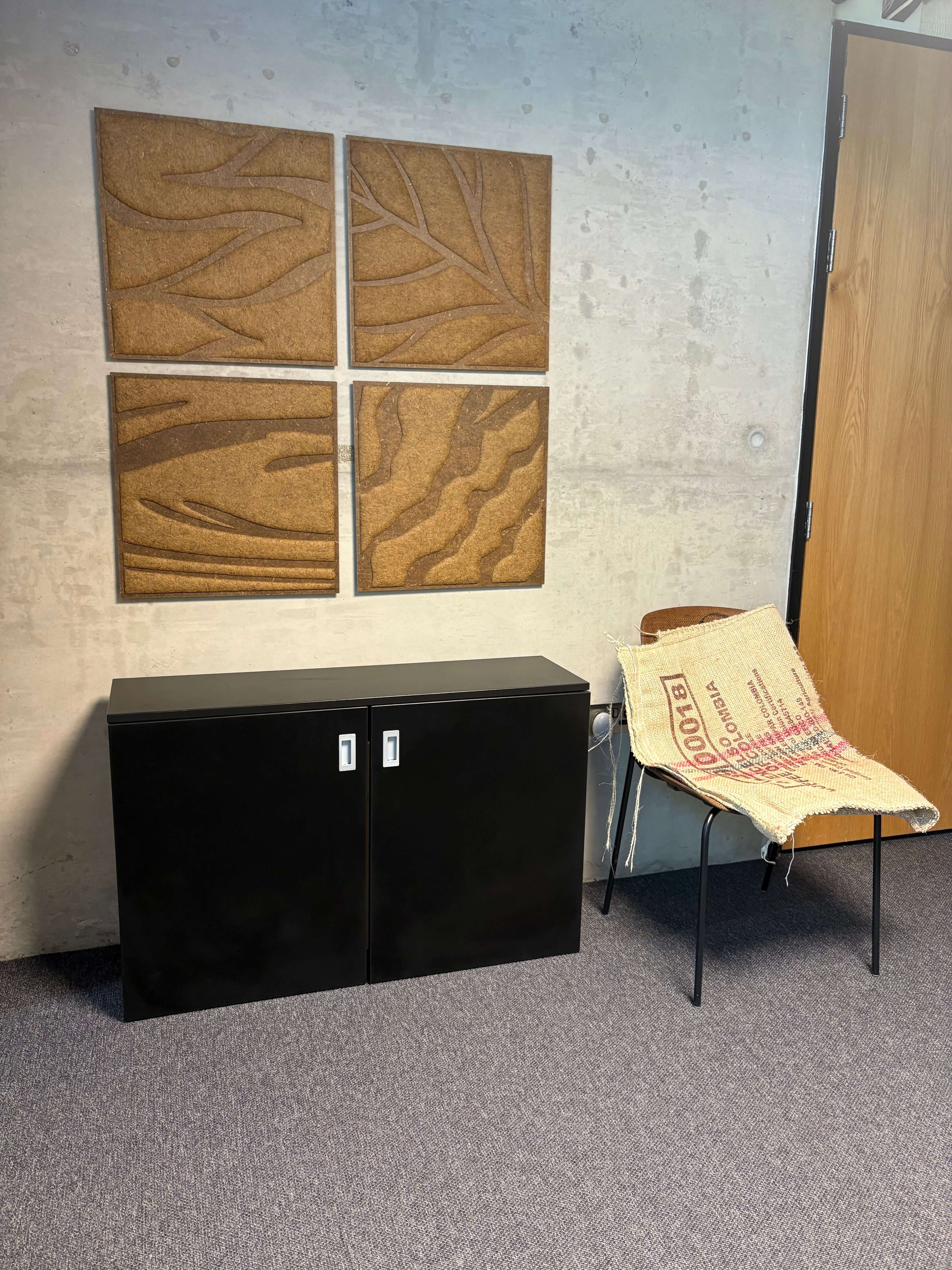 HomeFit Compact Cabinet to Standing Desk – Ergonomic Sit Stand Solution, Tabletop 95 cm x 80 cm