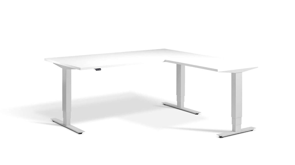 Advance Corner: Triple Motor Height Adjustable Desk - Premium Corner Standing Desk, 160kg Load, Tabletop 180 x 160cm