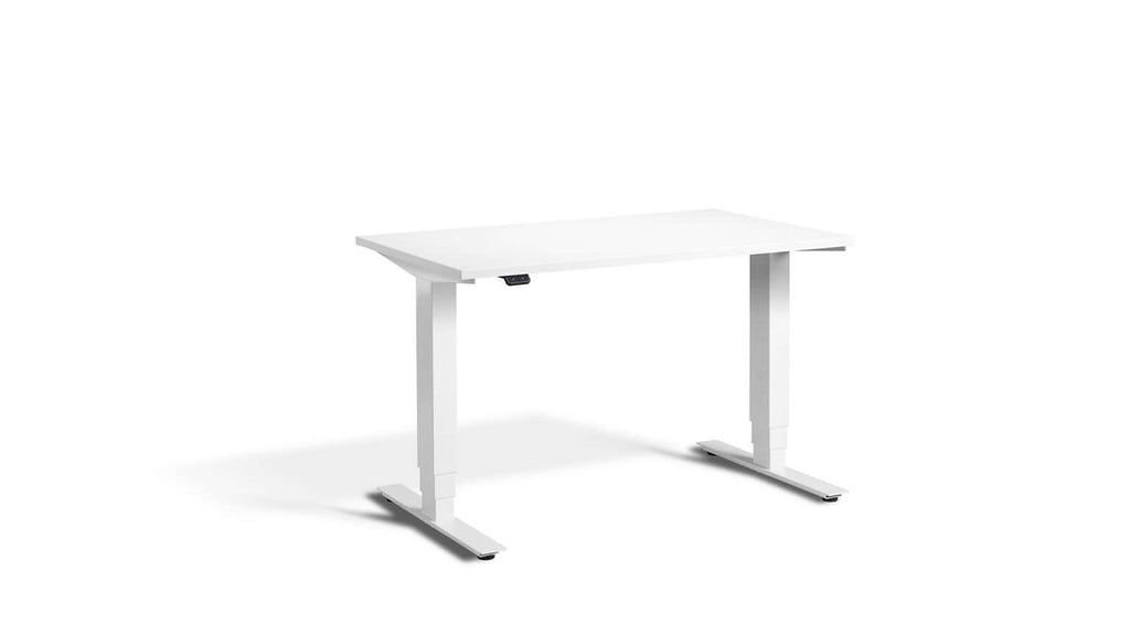 Mini: Compact Heavy-Duty Standing Desk with Dual Motors - Height Adjustable, Space-Saving, Tabletop 100 x 60cm
