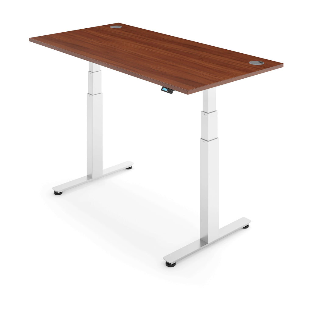iLohas 2+ Dual Motor Extra Height Electric Height Adjustable Standing Desk, 3 Stages