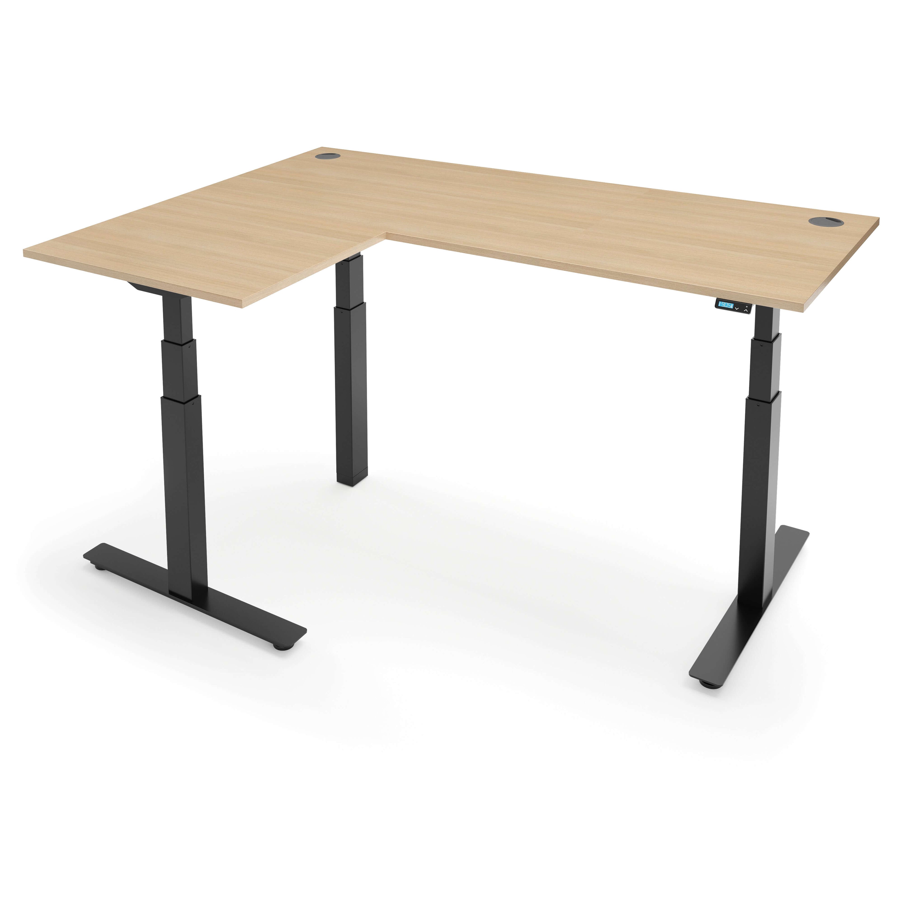 iLohas 3+ Triple Motor Electric Corner Standing Desk -  L-Shape