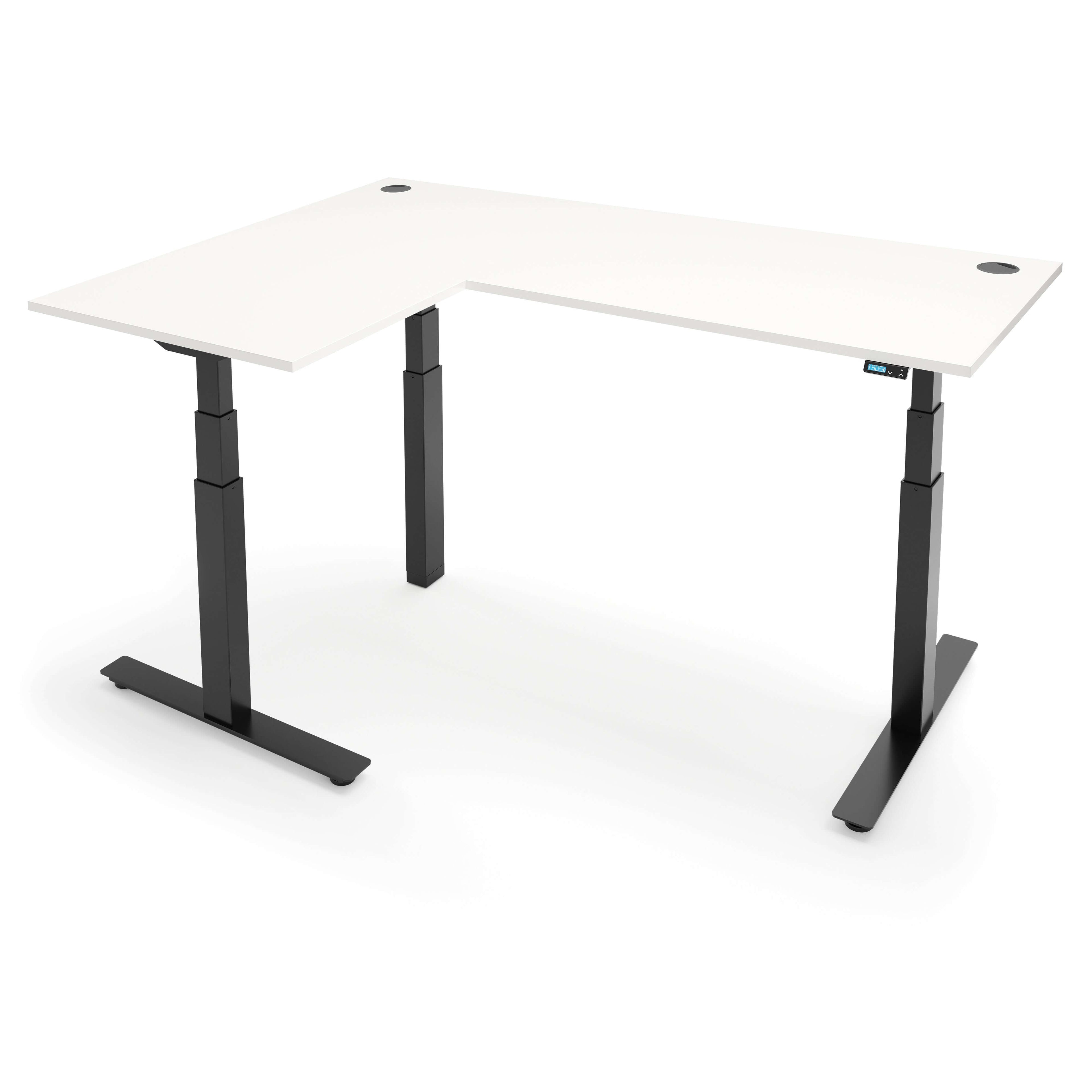 iLohas 3+ Triple Motor Electric Corner Standing Desk -  L-Shape