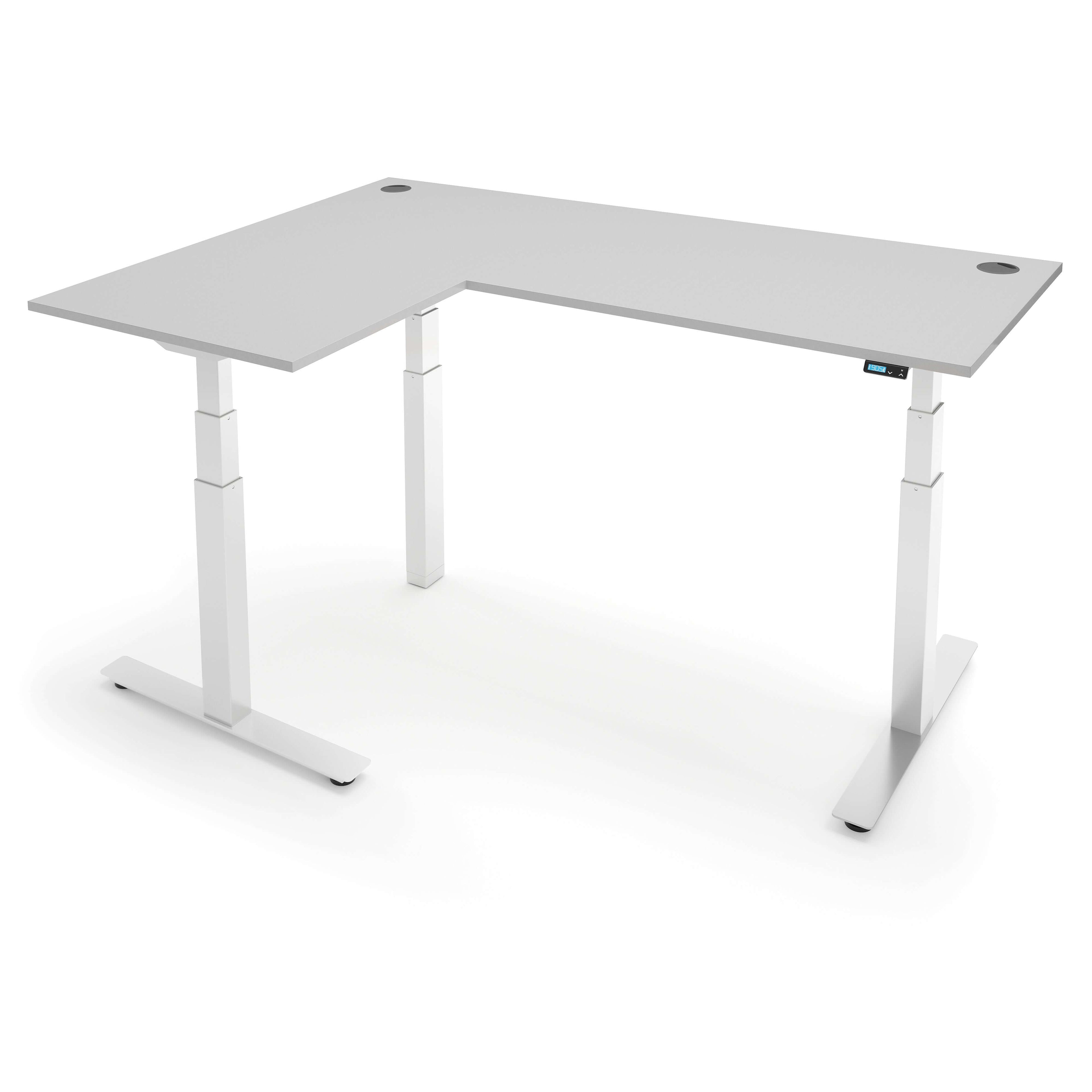 iLohas 3+ Triple Motor Electric Corner Standing Desk -  L-Shape