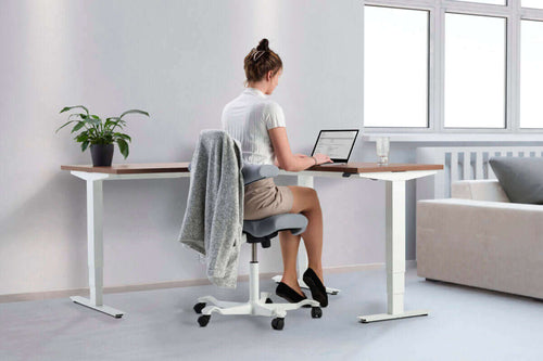 Advance Corner: Triple Motor Height Adjustable Desk - Premium Corner Standing Desk, 160kg Load, Tabletop 180 x 160cm