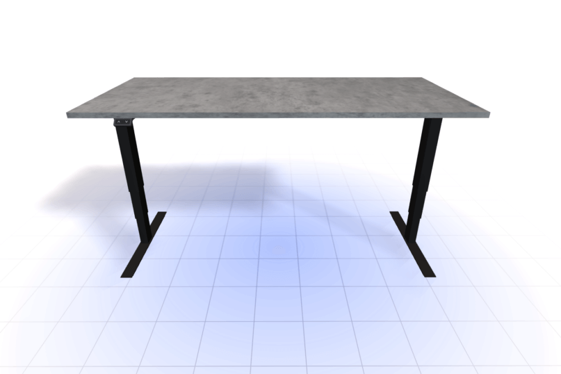 Advance: Dual Motor Height Adjustable Desk - Maximum Height Range, 120kg Load Capacity, Tabletop 140 x 80 cm