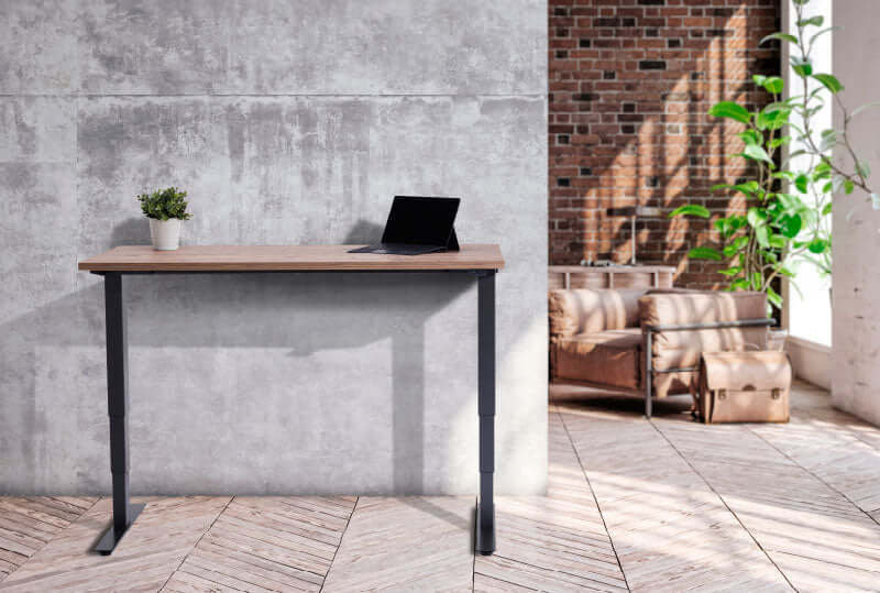 Advance: Dual Motor Height Adjustable Desk - Maximum Height Range, 120kg Load Capacity, Tabletop 140 x 80 cm