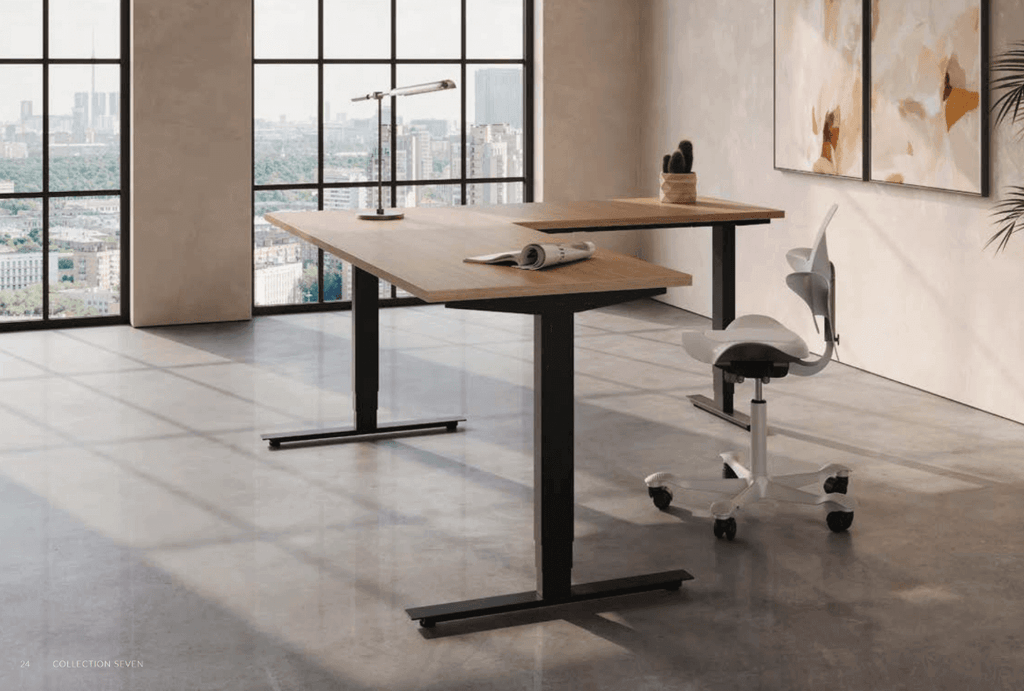 Advance Corner: Triple Motor Height Adjustable Desk - Premium Corner Standing Desk, 160kg Load, Tabletop 180 x 160cm