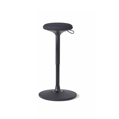 Viasit - Cloonch Standing Seat – Ergonomic Height-Adjustable Active Stool for Sit-Stand Desks & High Tables, Black