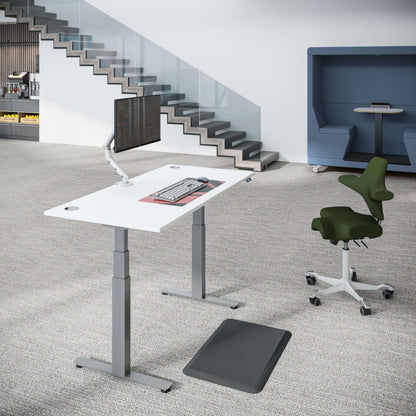 iLohas 2+ Dual Motor Extra Height Height Adjustable Standing Desk, 3 Stages
