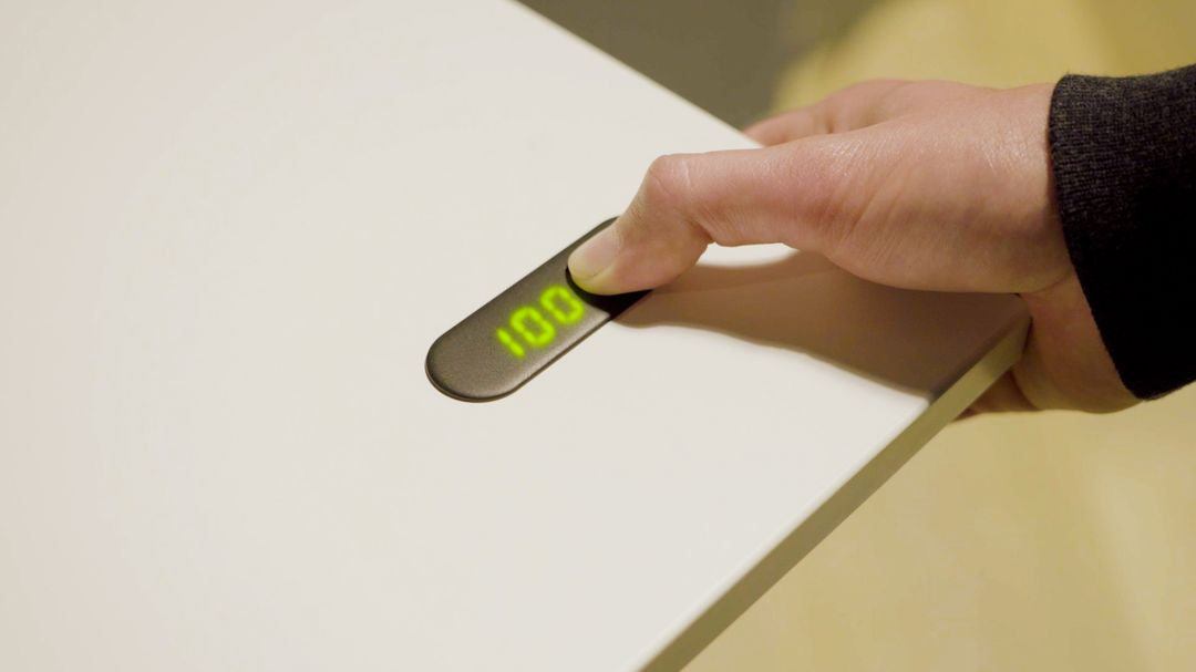 HomeFit Compact Cabinet to Standing Desk – Ergonomic Sit Stand Solution, Tabletop 95 cm x 80 cm