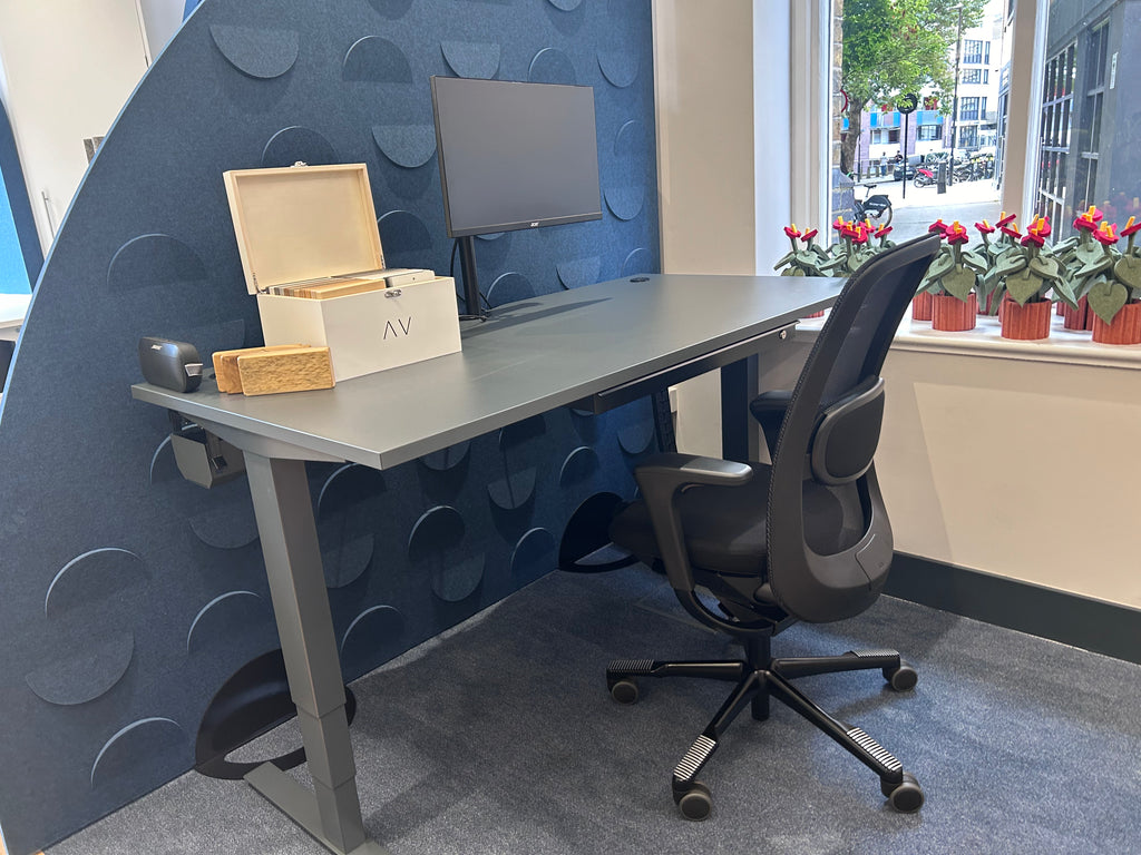 Advance: Dual Motor Height Adjustable Desk - Maximum Height Range, 120kg Load Capacity, Tabletop 140 x 80 cm