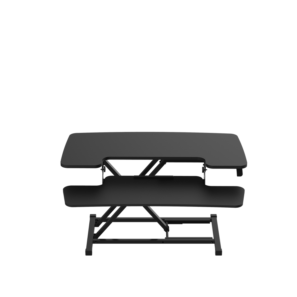 Revilo - Desk Up Manual Standing Desk Converter - Black