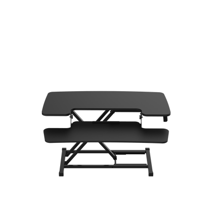 Revilo - Desk Up Manual Standing Desk Converter - Black