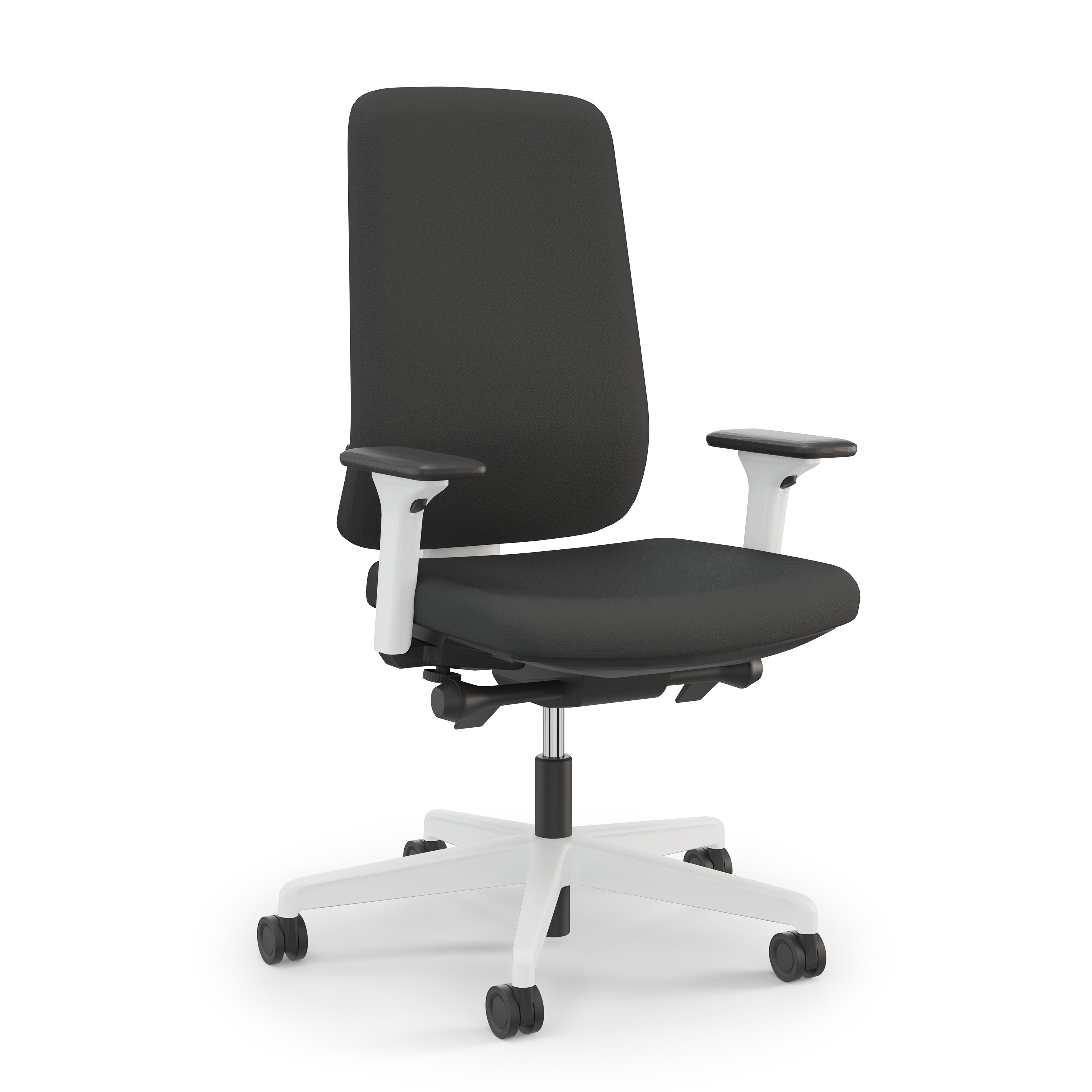 Viasit Prompt Too Ergonomic Task Chair with adjustable lumbar support and synchronic mechanism, ideal for modern offices.