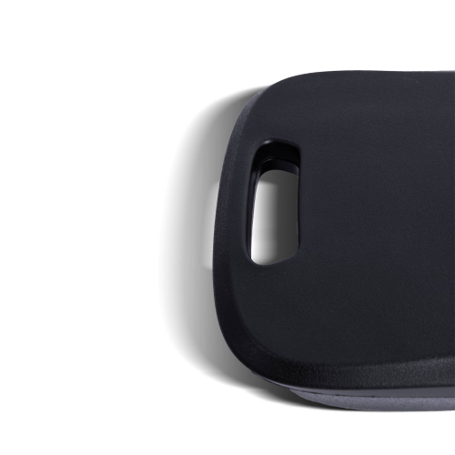 Revilo Coreboard Plus balance board for posture improvement - Black, ergonomic design, non-slip surface, close-up view