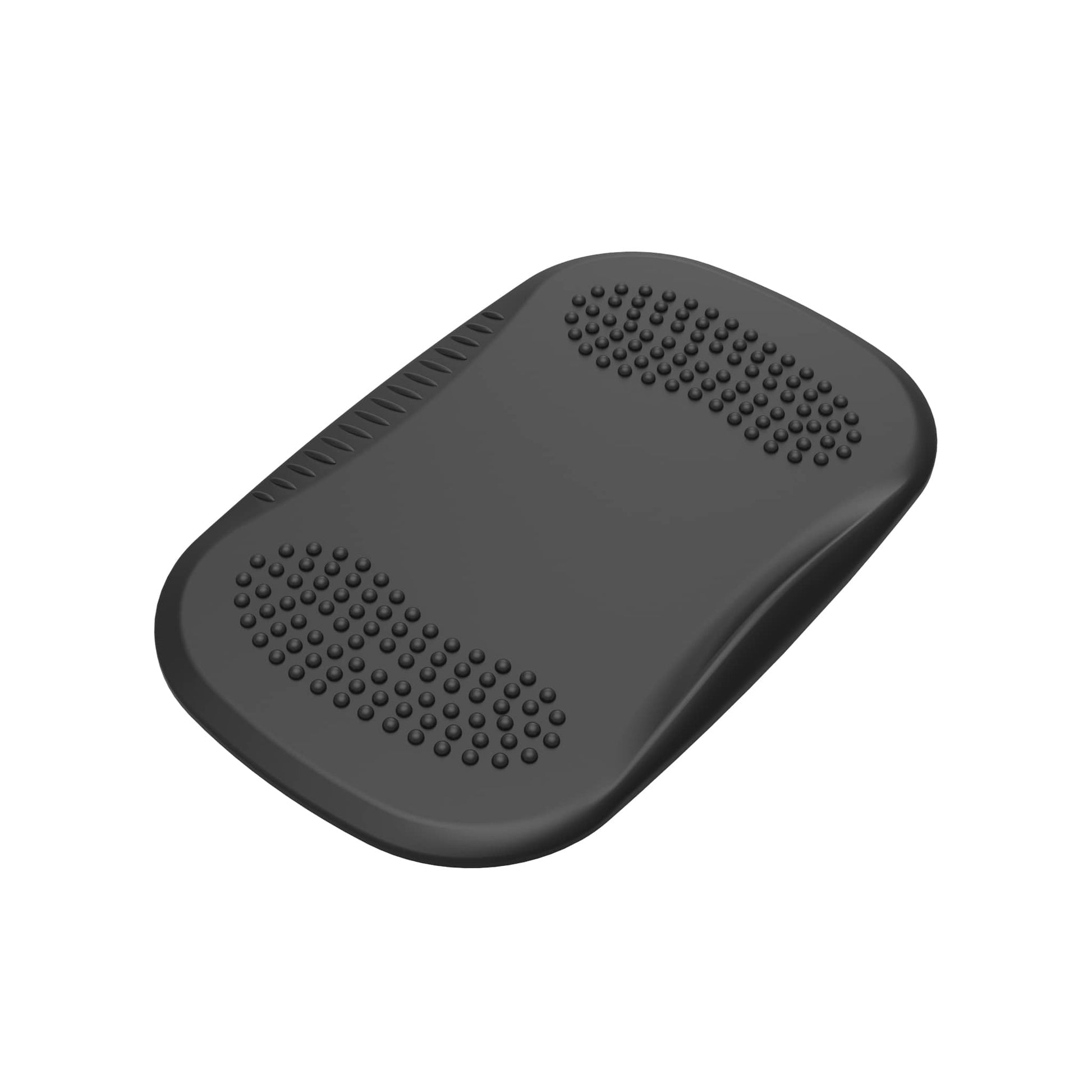 Revilo Standcomfy anti-fatigue standing mat in black with massage points and non-slip base.