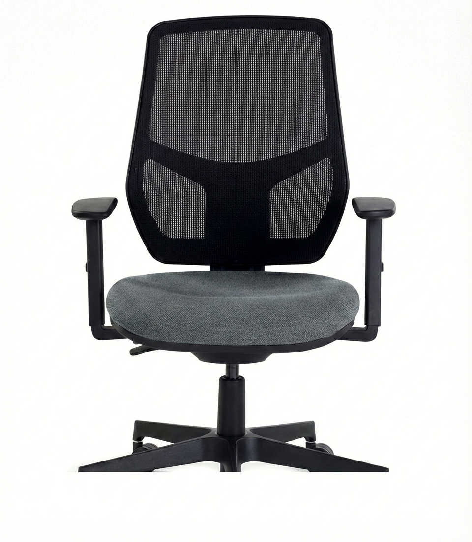 Remi Mesh: Ergonomic Task Chair with Adjustable Back & Contoured Foam Seat