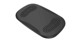 Revilo Standcomfy Anti Fatigue Standing Mat - Black with massage points and non-slip base viewed from above.