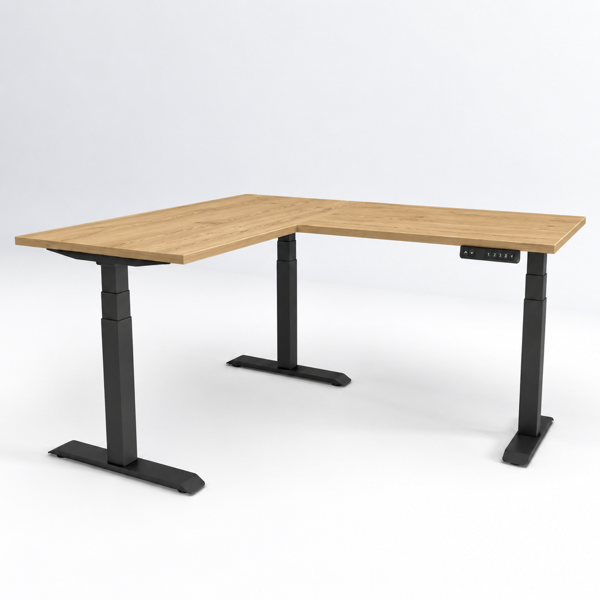iLohas  - The 3+ - Triple-Motor L-Shaped Corner Standing Desk
