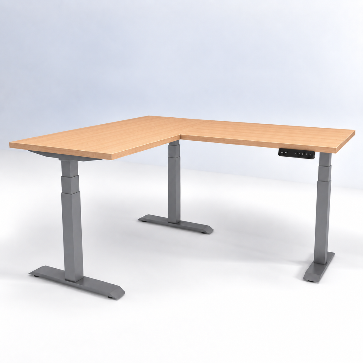iLohas  - The 3+ - Triple-Motor L-Shaped Corner Standing Desk