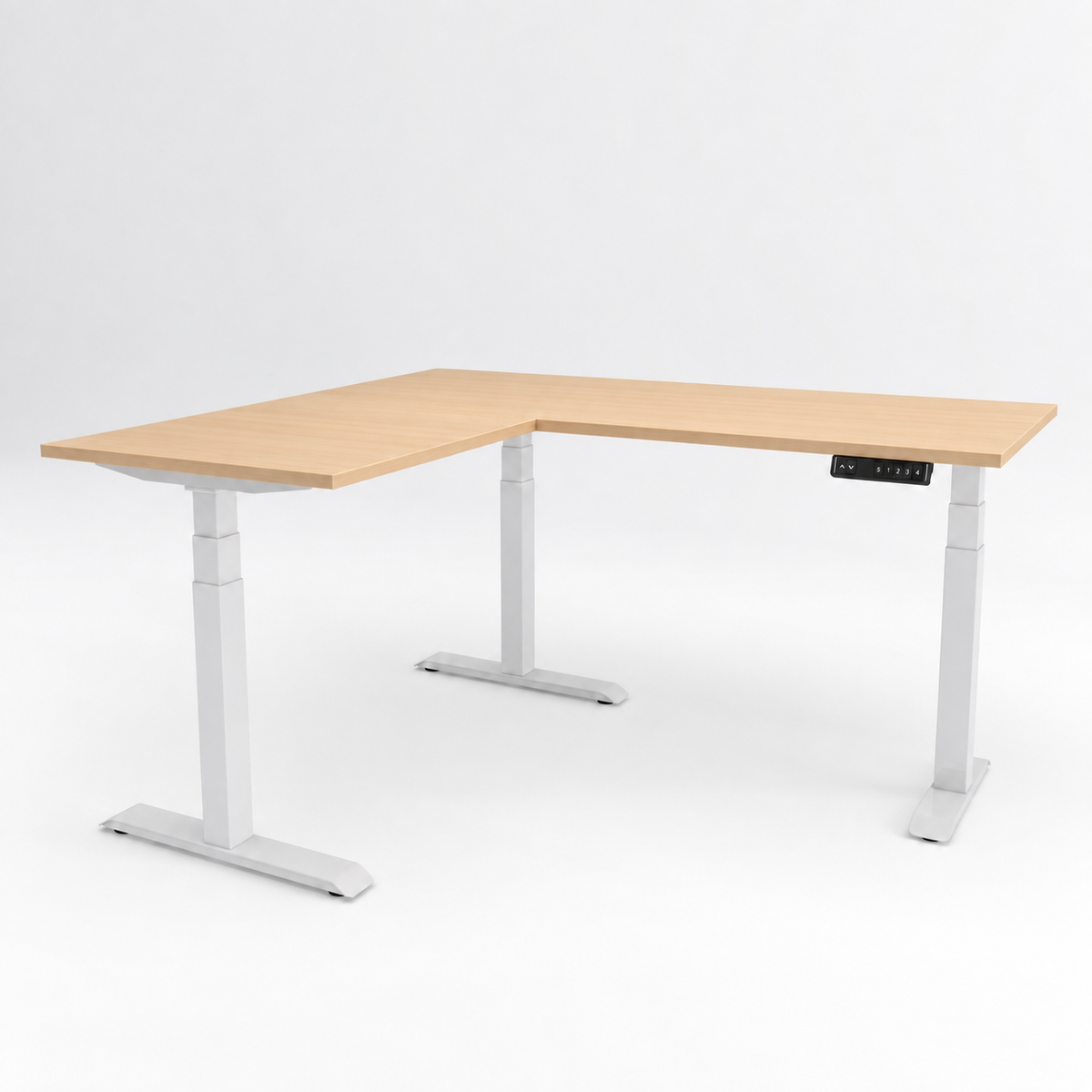 iLohas  - The 3+ - Triple-Motor L-Shaped Corner Standing Desk