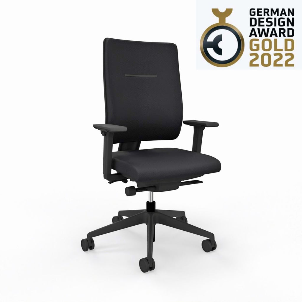 Viasit Toleo Ergonomic Homeoffice Chair, 3D Dynamic Sitting - Black Only