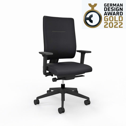 Viasit Toleo Ergonomic Homeoffice Chair, 3D Dynamic Sitting - Black