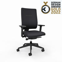 Viasit Toleo Ergonomic Homeoffice Chair, 3D Dynamic Sitting - Black