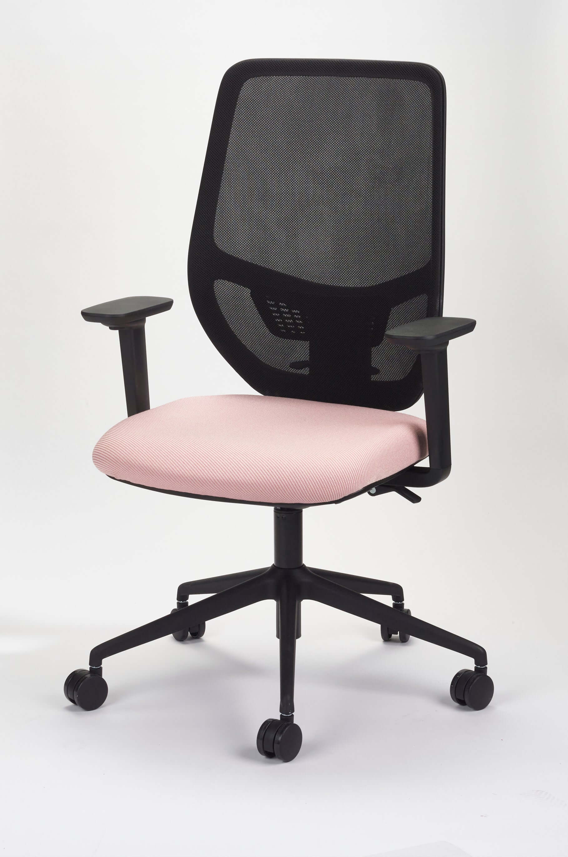 Aria Mesh: Sustainable Task Chair Design with Adjustable Comfort, Black or Grey Finish