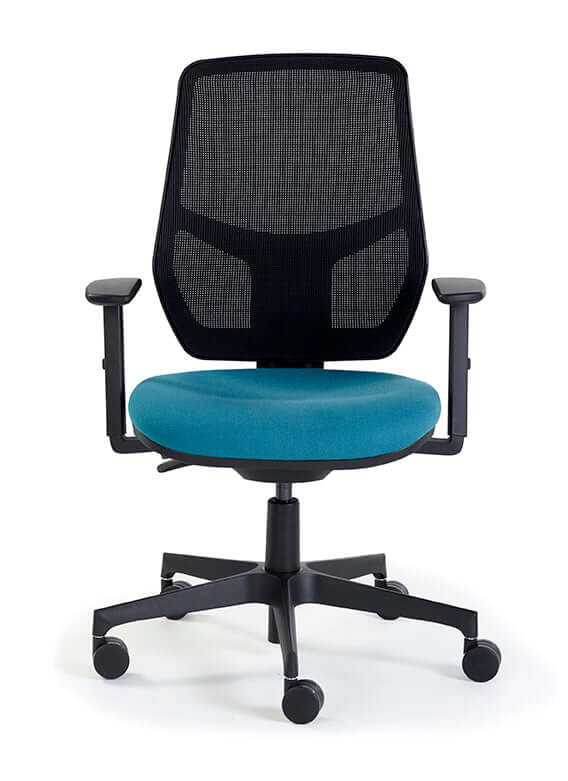 Remi Mesh: Ergonomic Task Chair with Adjustable Back & Contoured Foam Seat