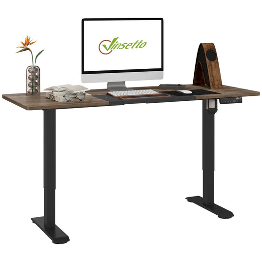 Vinsetto 72-116cm Adjustable Electric Standing Desk, with LED Display - Black