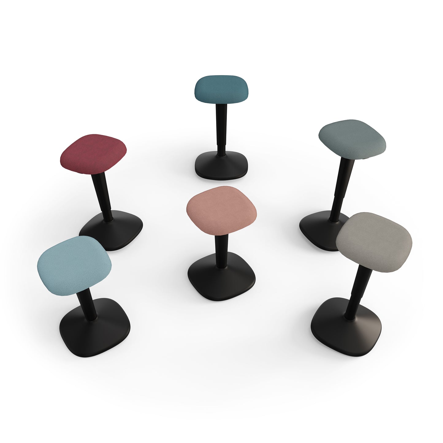 Viasit - Younit Standing Seat – Ergonomic Height-Adjustable Active Stool
