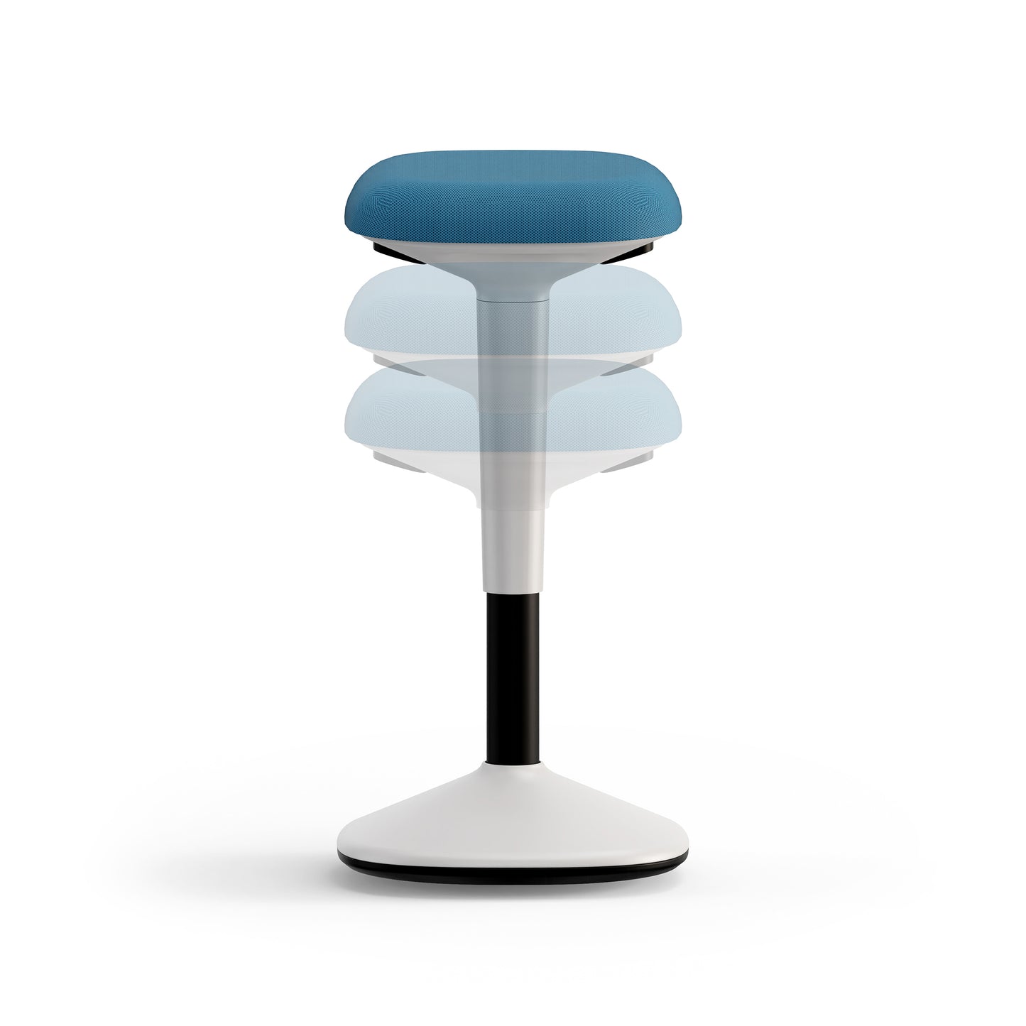 Viasit - Younit Standing Seat – Ergonomic Height-Adjustable Active Stool